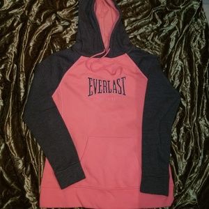 Salmon pink & Gray Everlast Sweater